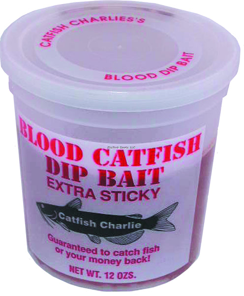 Catfish Charlie Dip Bait Blood 12oz