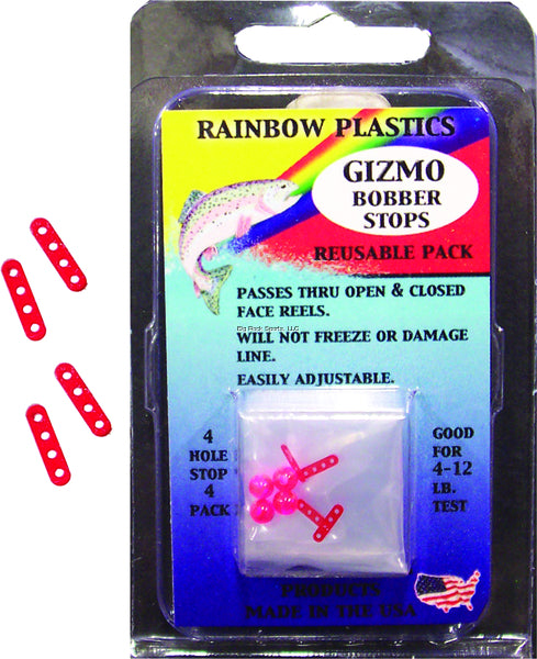 Rainbow Plastics Gizmo Bobber Stops