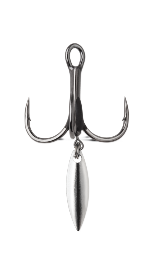 VMC Bladed Hybrid Treble Short 1X Black Nickel Hook