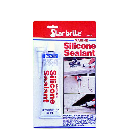 Starbrite 3oz Clear Silicone Sealant