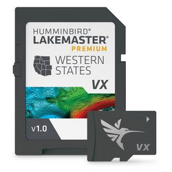 Lake Master VX Premium Western States Map Card