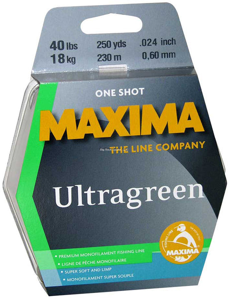 Maxima MOSS Ultragreen Monofilament 1-Shot Spools 220yd
