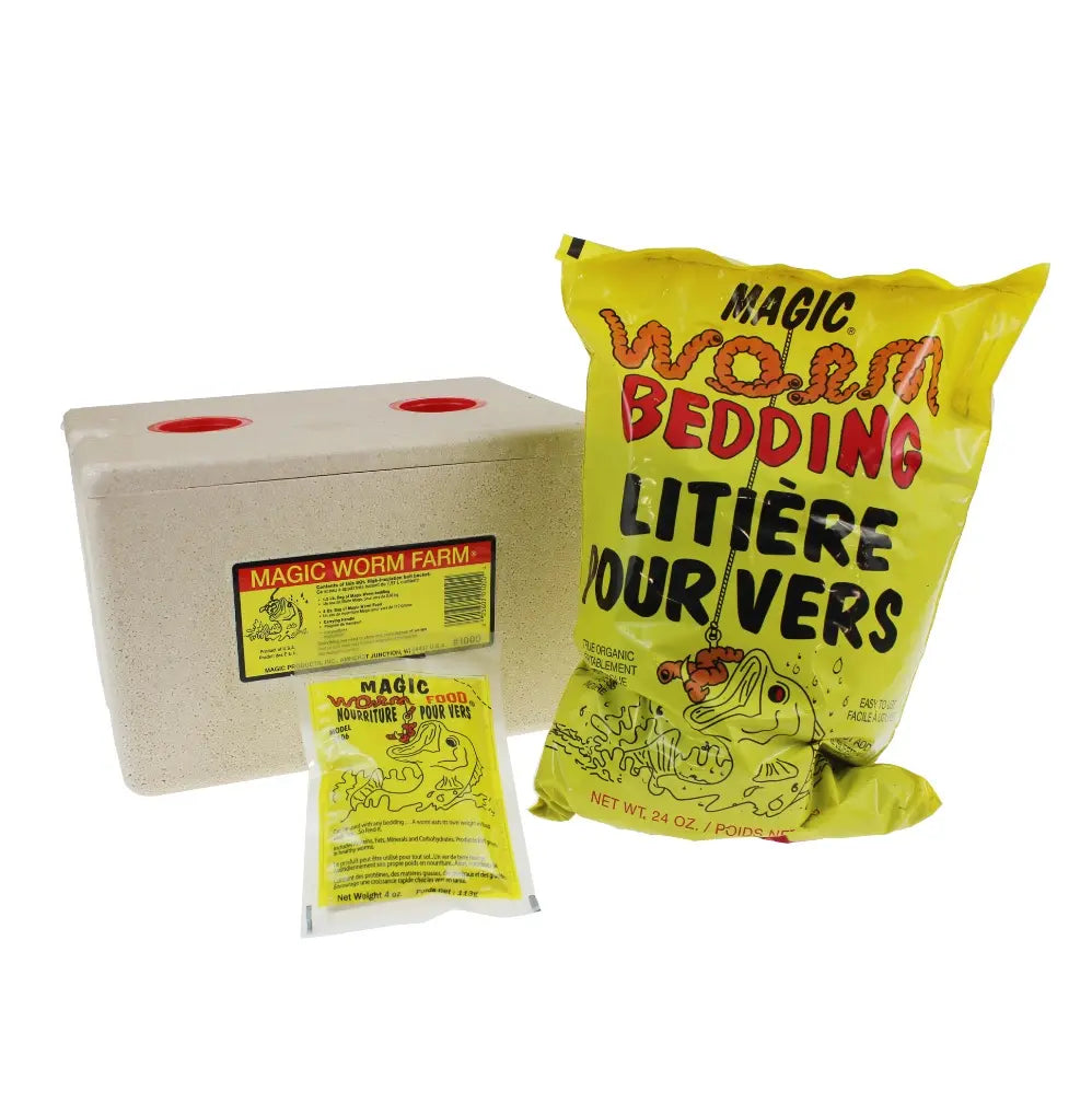 Magic Bait Worm Farm With Bedding