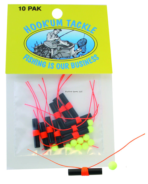 Hook'um Bobber Stop Knot w/Bead 10Pk