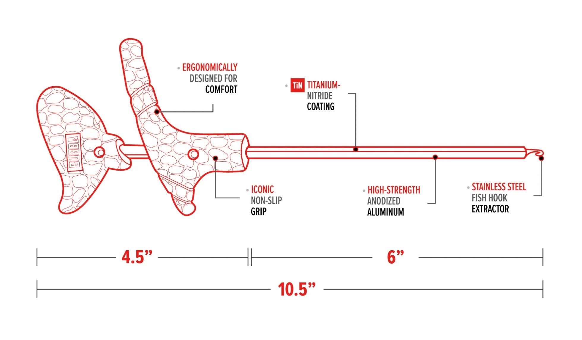 Bubba Blade 6" Hook Extractor