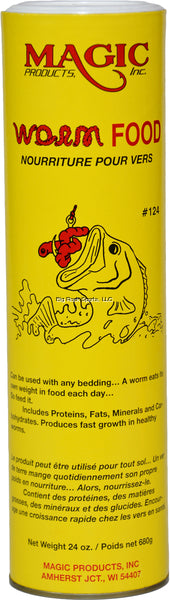 Magic Worm Food 24oz Canister
