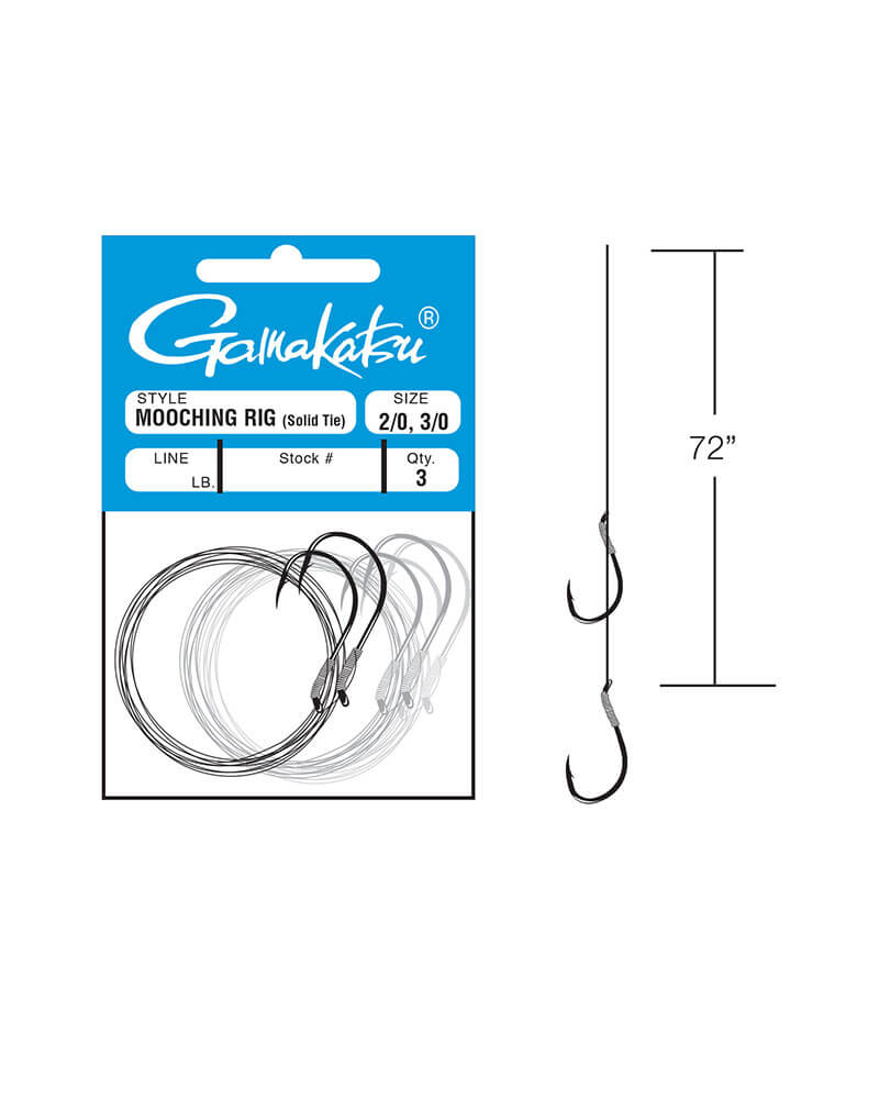 Gamakatsu Slip Tie Mooching Rigs 3pk