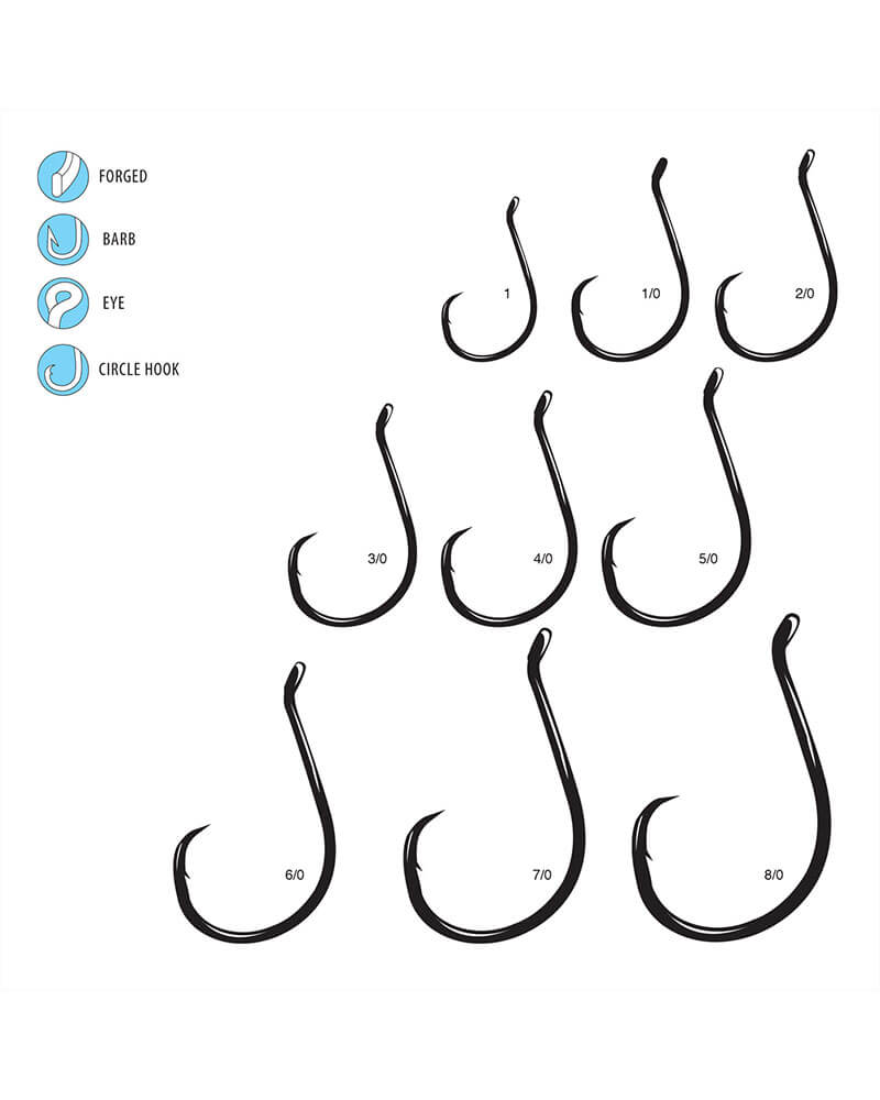 Gamakatsu Octopus Circle In-Line Point Hooks 25pk