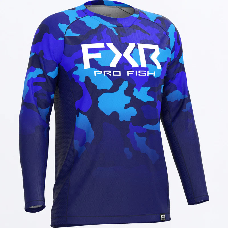 FXR Men's Derby Camo Air UPF Long Sleeve