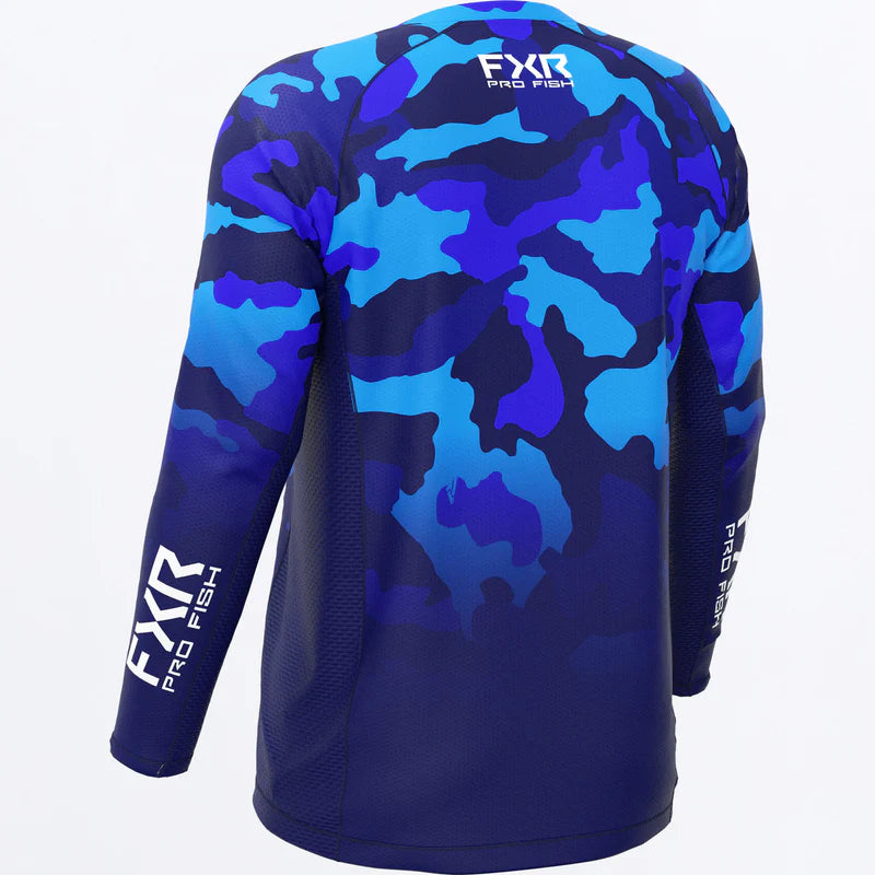 FXR Men's Derby Camo Air UPF Long Sleeve