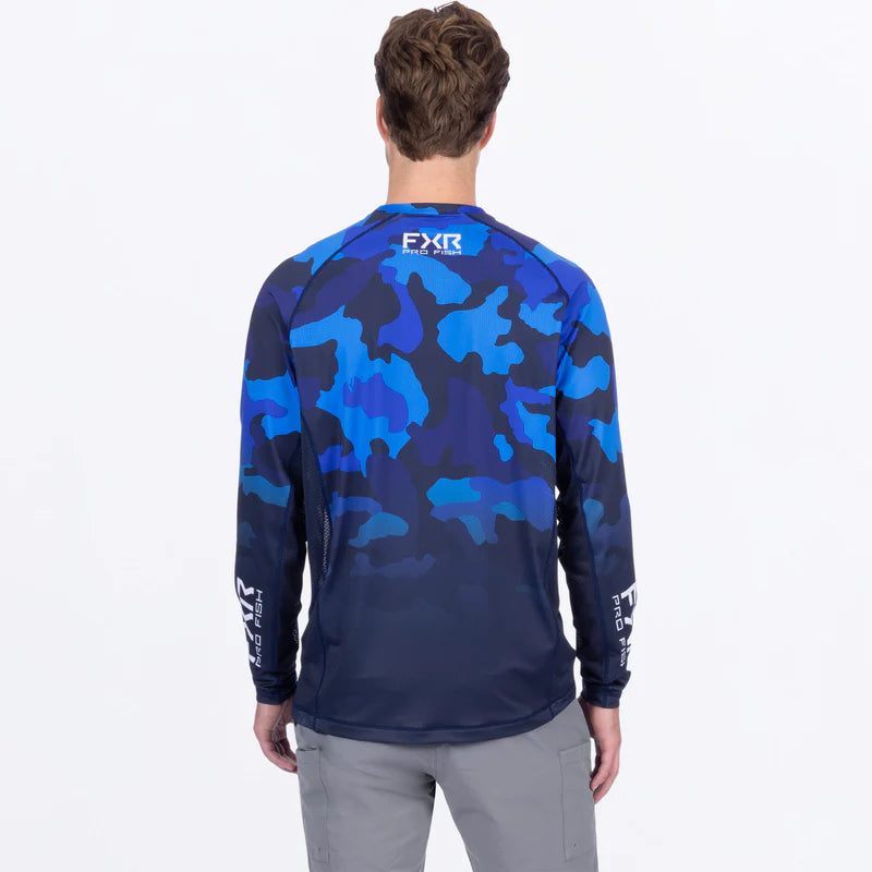 FXR Men's Derby Camo Air UPF Long Sleeve