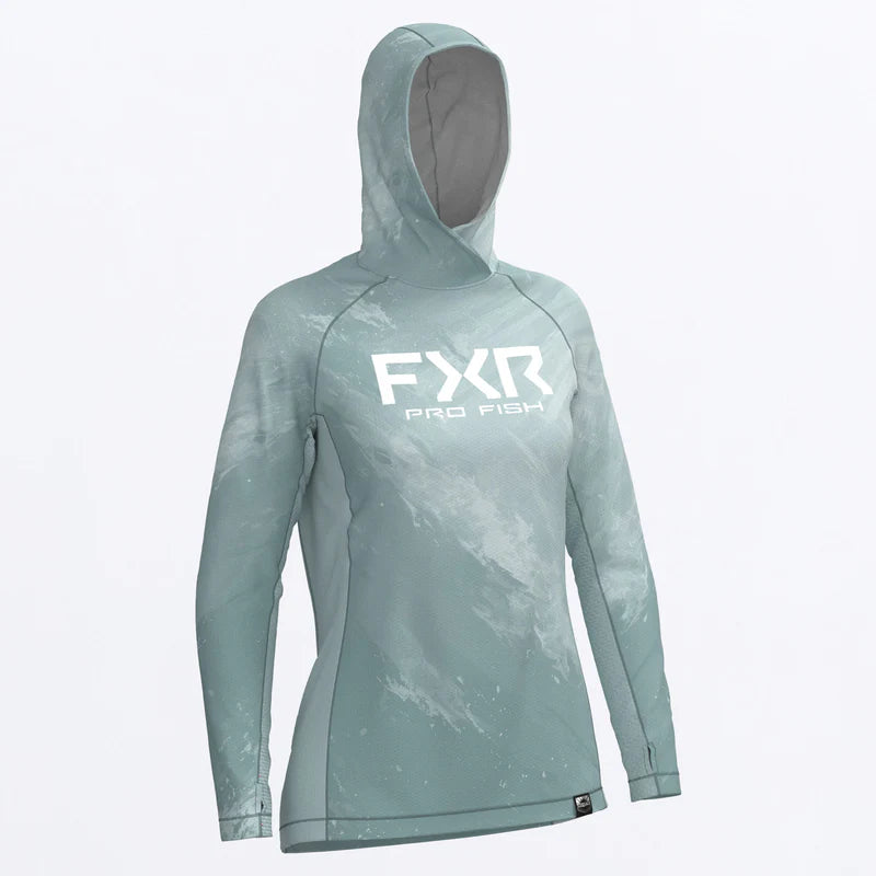 FXR Womens Derby Swell AIr UPF Pullover Hoodie