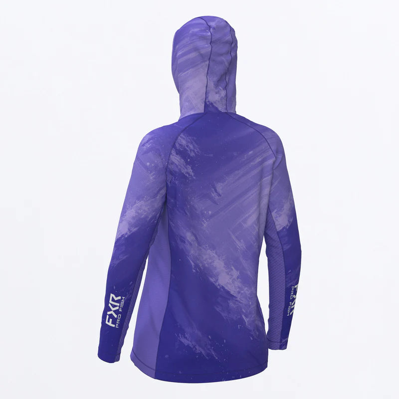 FXR Womens Derby Swell AIr UPF Pullover Hoodie