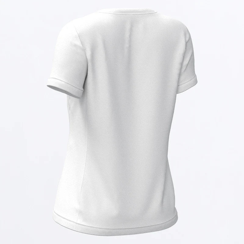 FXR Womens Rush Air UPF V-Neck T-Shirt