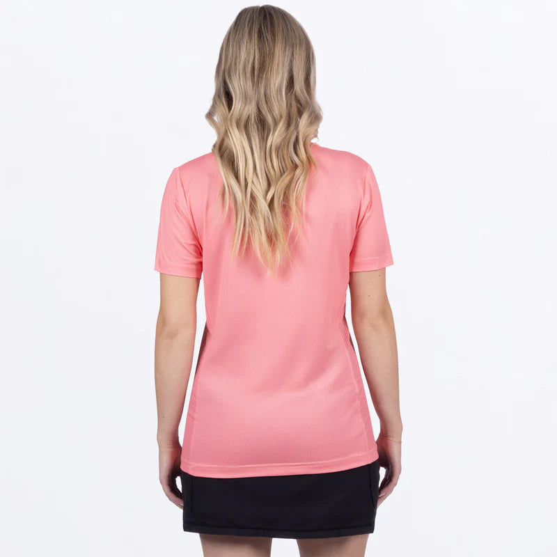 FXR Womens Rush Air UPF V-Neck T-Shirt