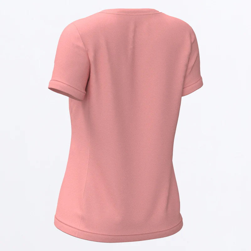 FXR Womens Rush Air UPF V-Neck T-Shirt
