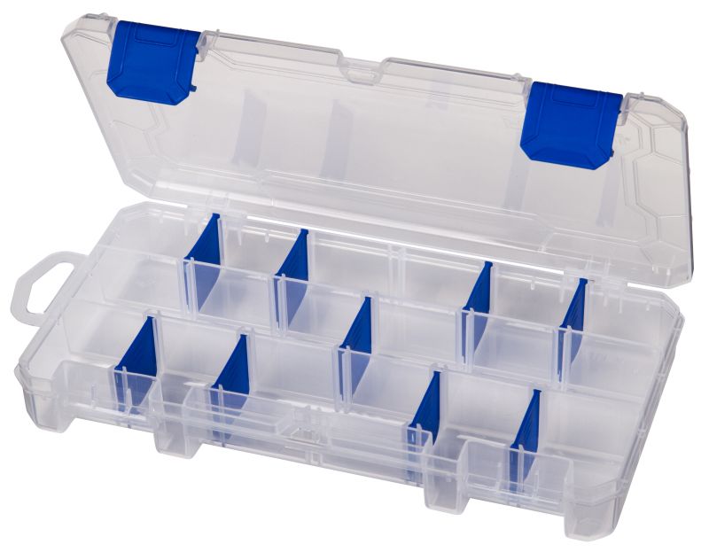 Flambeau Tuff-Tainer 3-Fixed Compartments with Dividers 9x5x1"