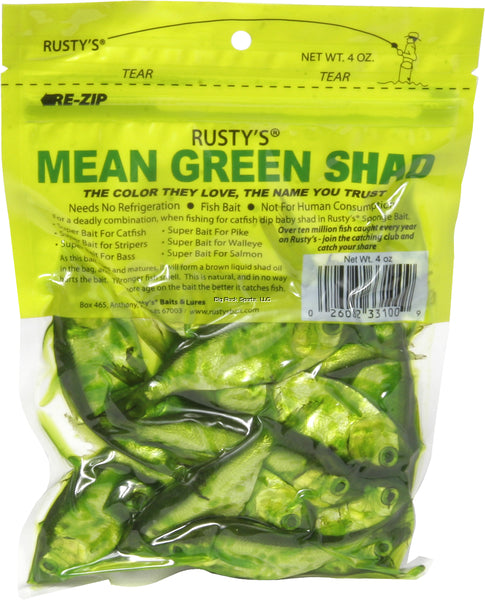 Rusty's Mean Green Shads