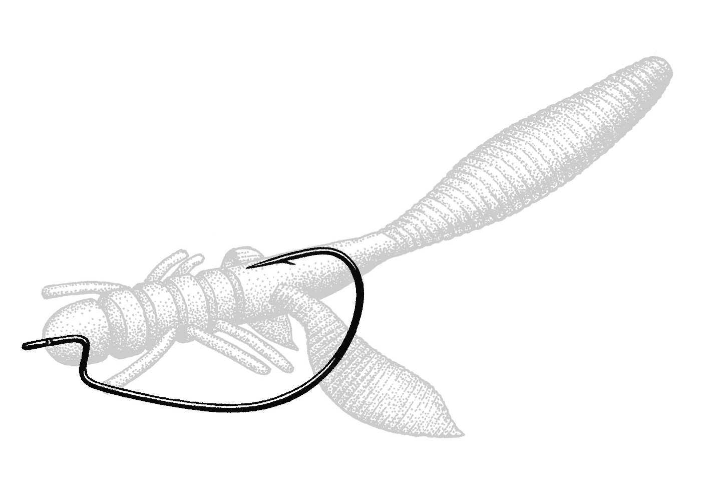 Owner All Purpose Softbait Hook 5pk