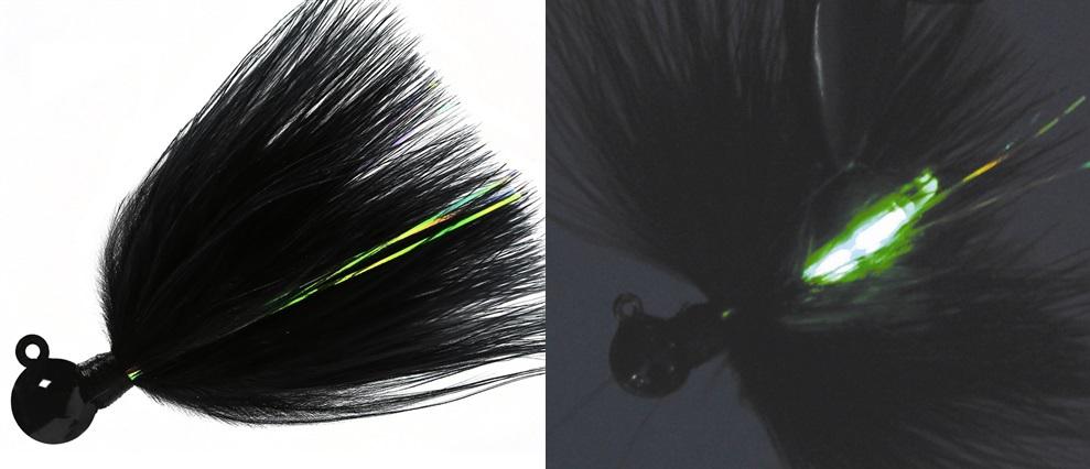 Aerojig Marabou Fire Flies Flash Jig