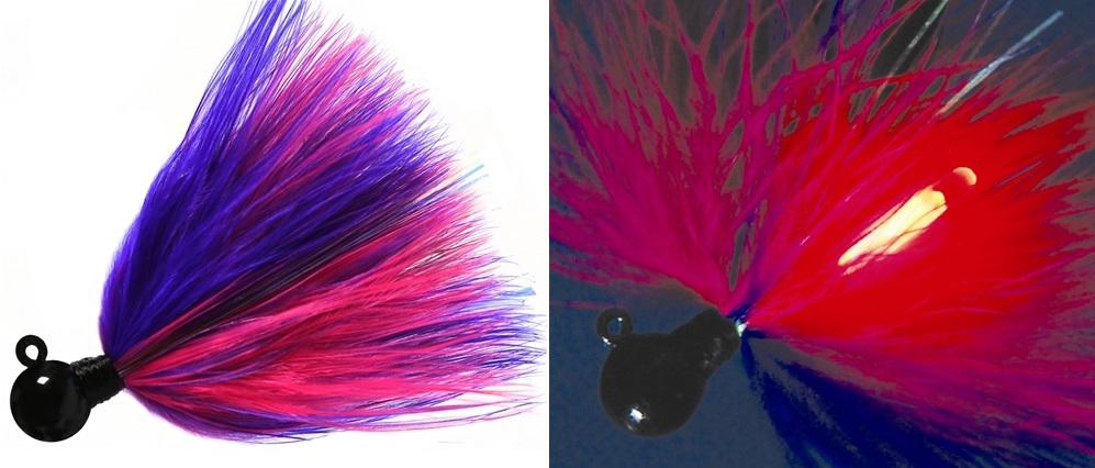 Aerojig Marabou Fire Flies Flash Jig