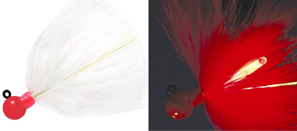 Aerojig Marabou Fire Flies Flash Jig