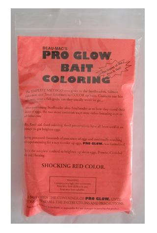 Beau Mac Red Pro Glo 10oz Bait Color