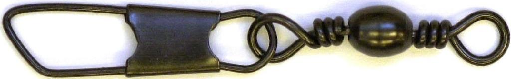 Eagle Claw Barrel Swivel w/Safety Snap