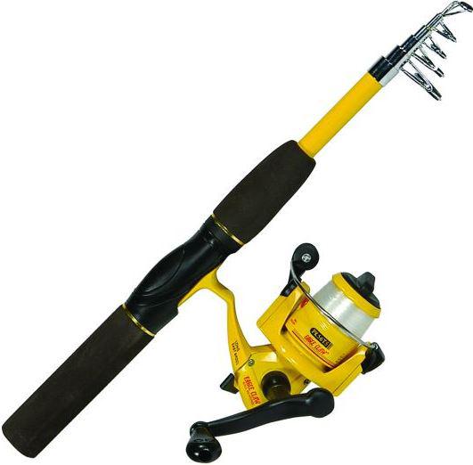 Eagle Claw Packit Spin Combo Telescopic 5'6" Rod