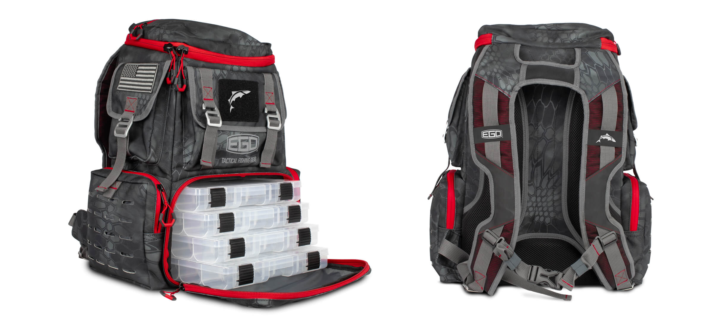 EGO Kryptek Tackle Box Back Pack