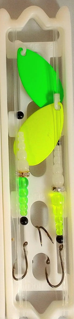 Fish Eye #5 Indiana Pro Glow Harness with Holder 2-packs