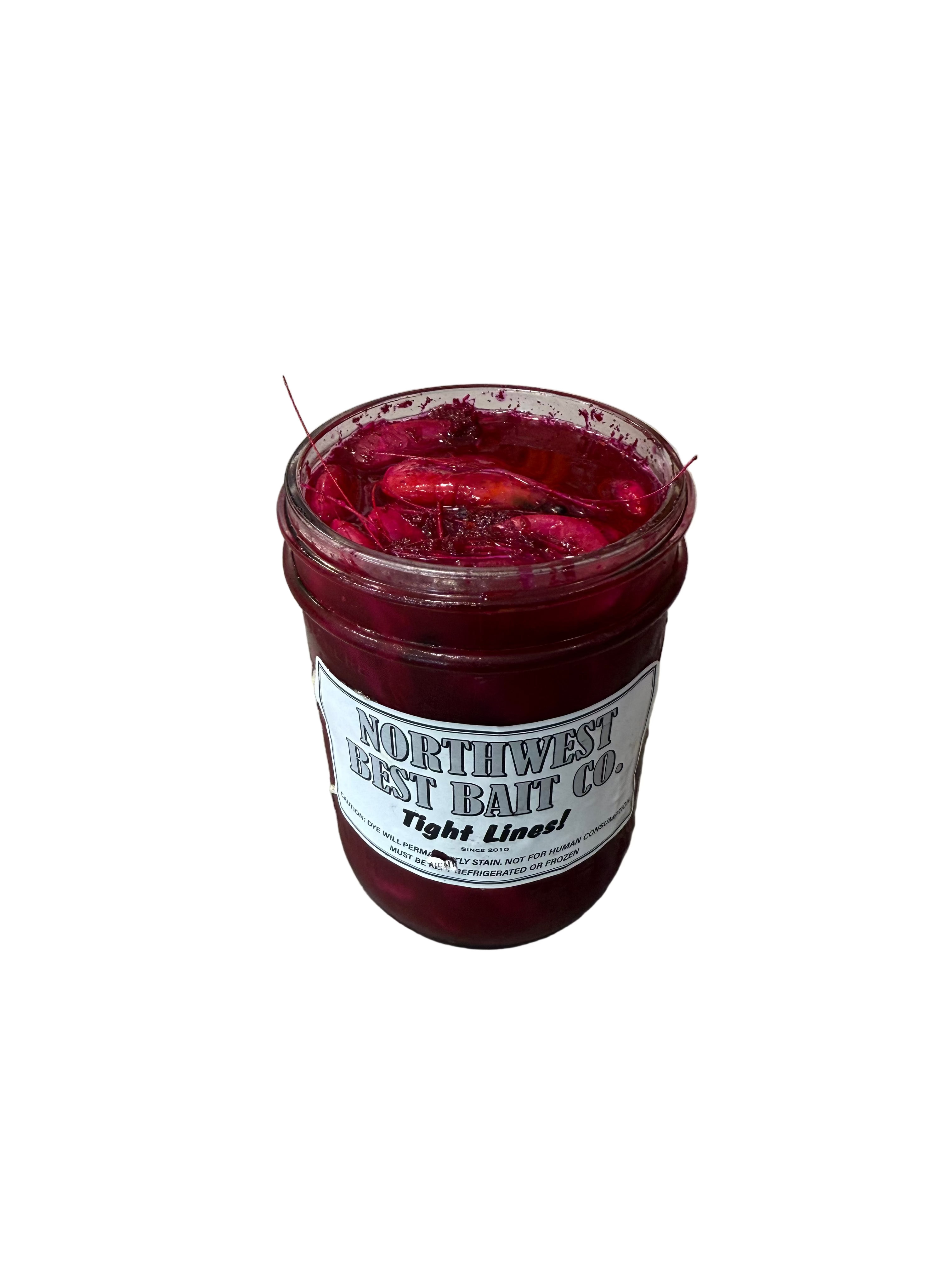 Northwest Best Bait Pink Coon Shrimp Pint Jar