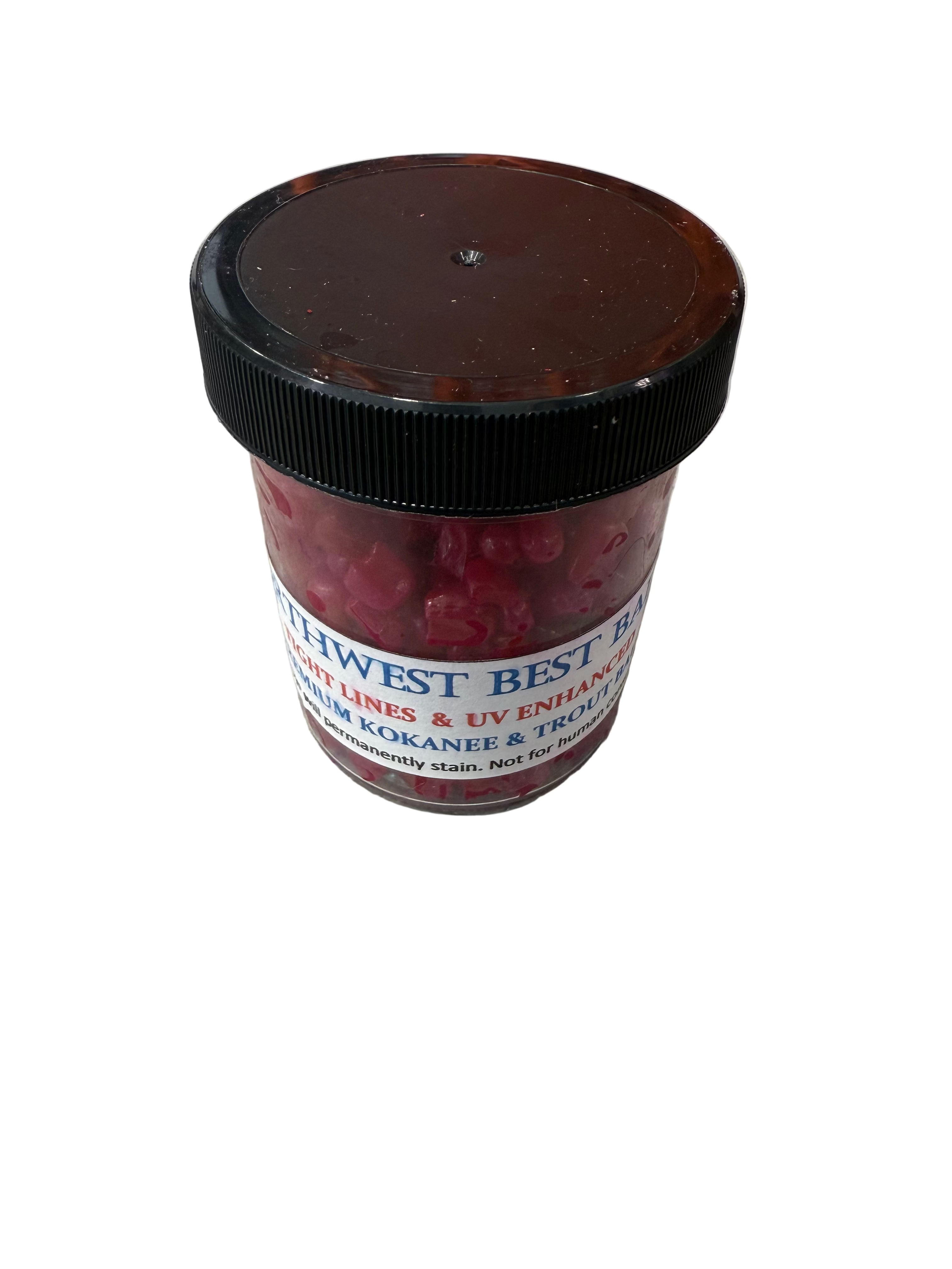 Container of 'West Best' product on a gray surface