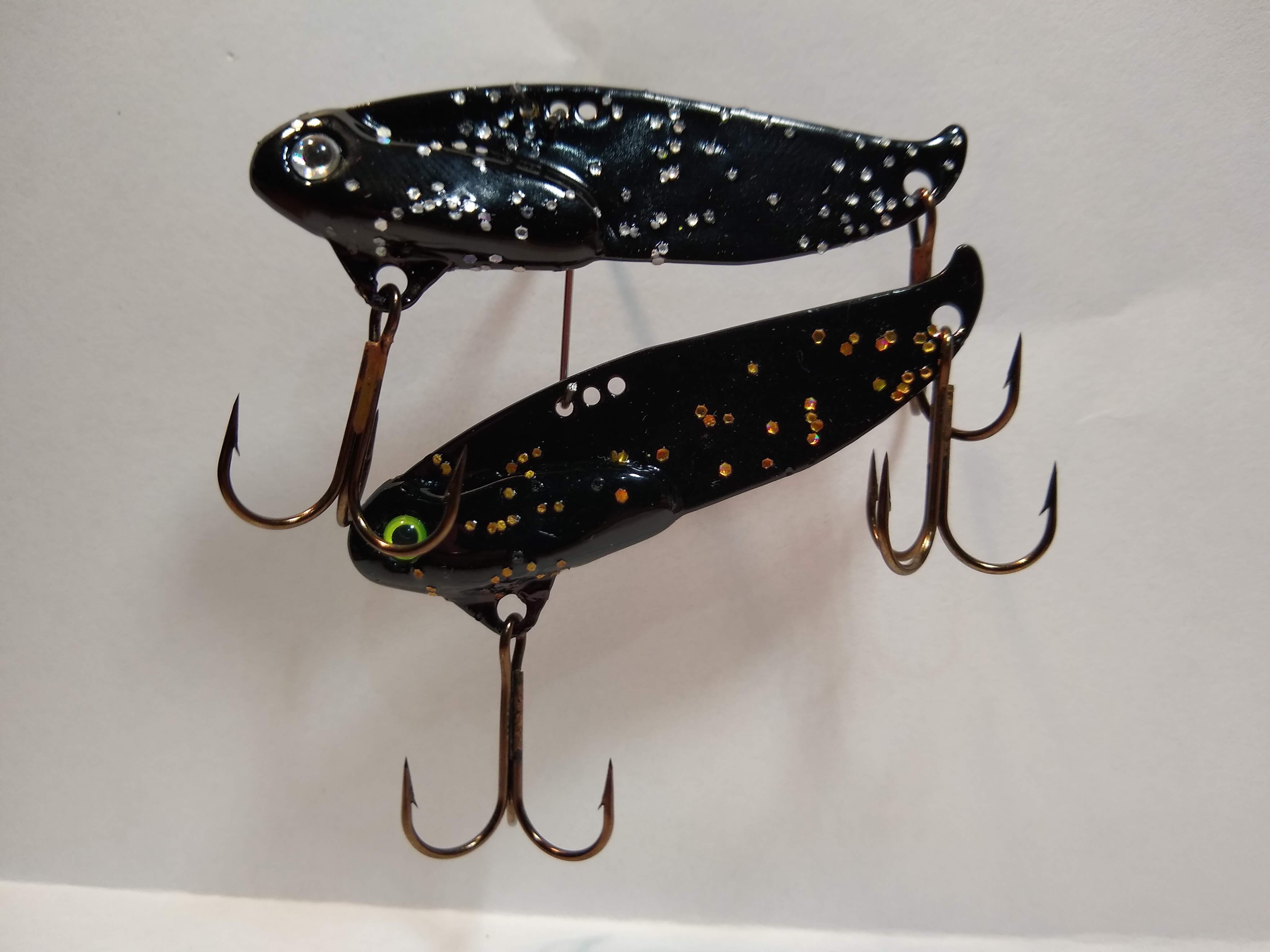 Fish Eye Powder Coated Blade Bait 2-pack