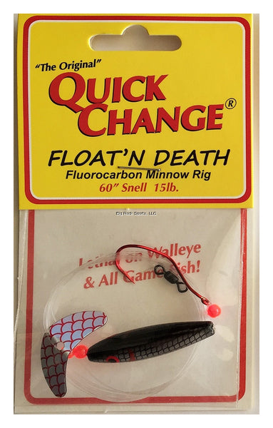 Quick Change Float'n Death Minnow Rig
