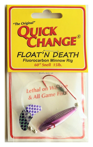 Quick Change Float'n Death Minnow Rig