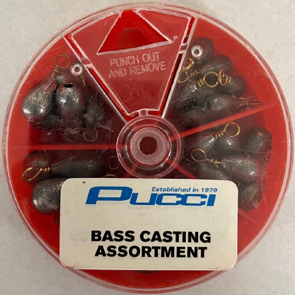 Pucci Bass Casting Sinker Selector 27pcs