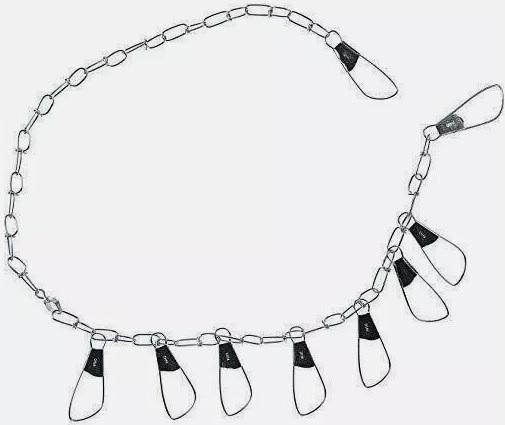 Pucci 36” Metal Chain Stringer with 9-Snaps
