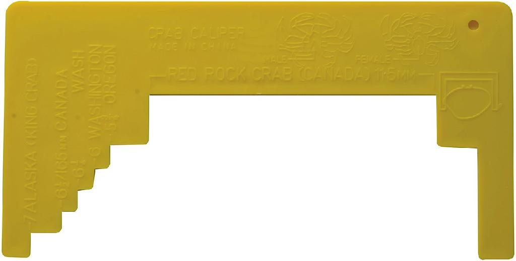 Pucci Crab Guage for State CA,OR,WA,CANADA,ALASKA