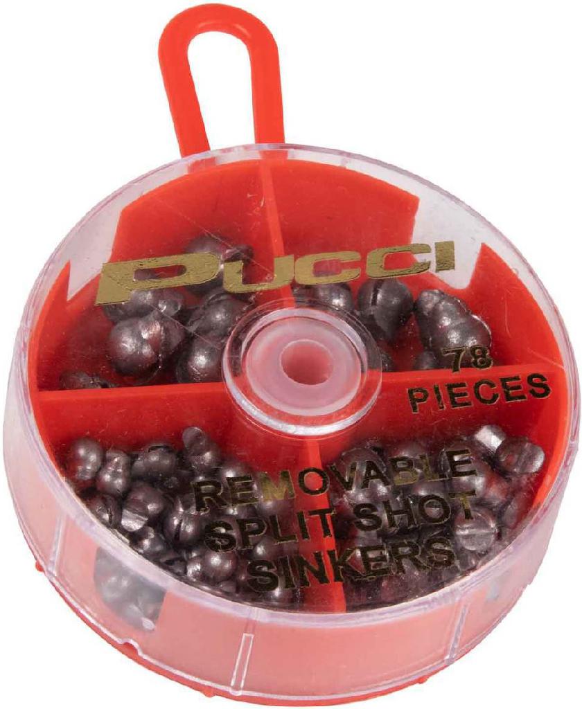 Pucci Split Shot Sinker Selector 78pcs