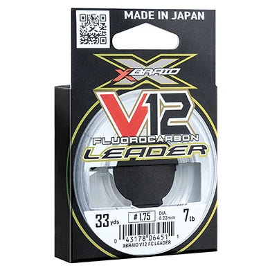 Daiwa XBraid V12 Fluorocarbon Leader 33yds