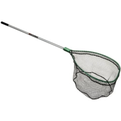 Beckman 22" X 27" Coated Net with 6’ Handle Green/Silver Frame