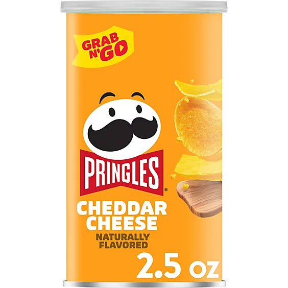 Pringles 2.5oz Cheddar Cheese Crisps