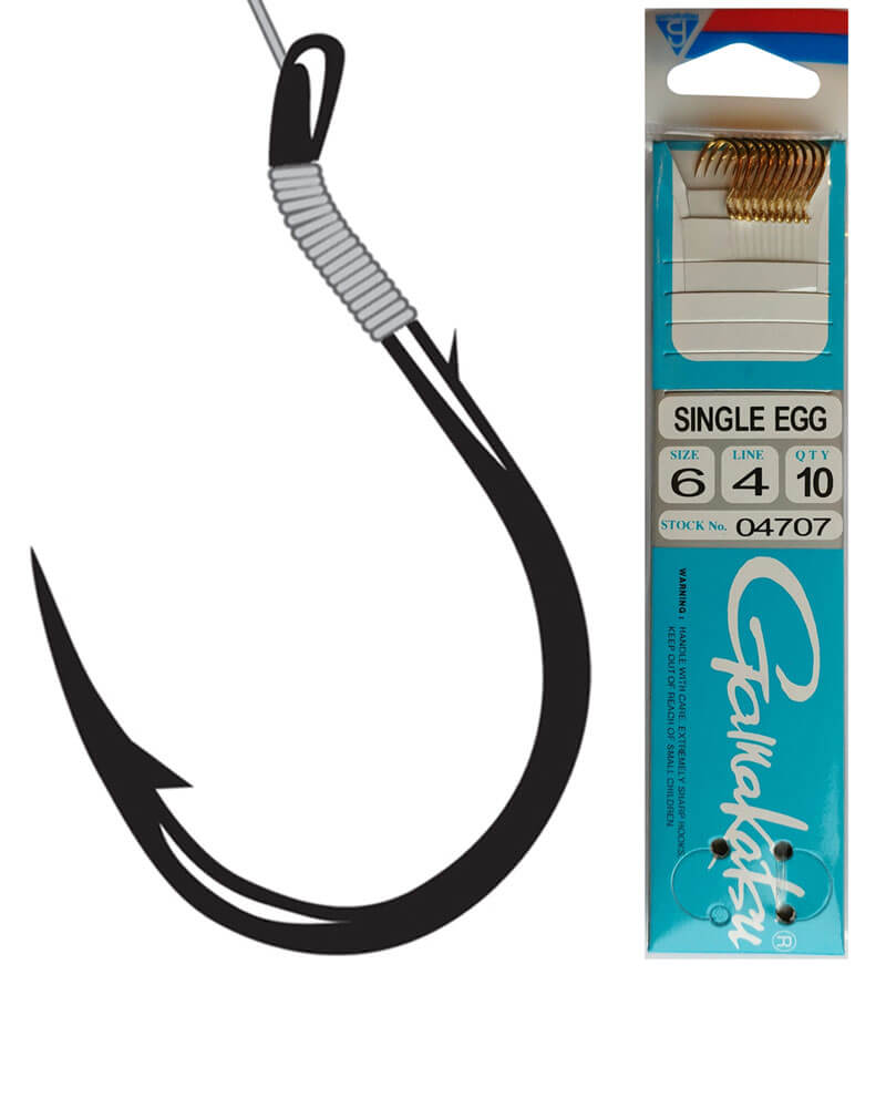 Gamakatsu Snelled Egg Hooks 10pk