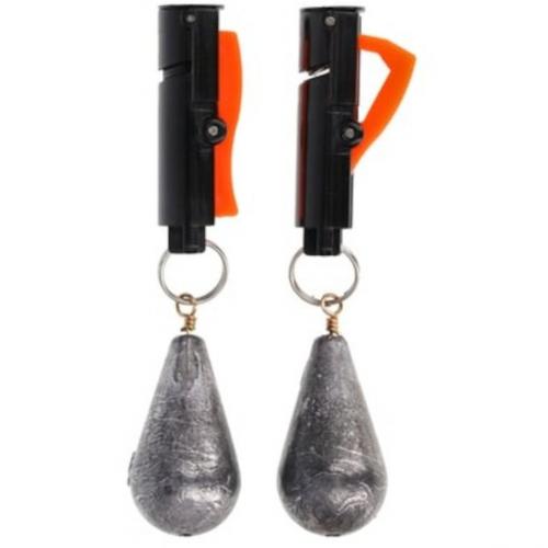Eagle Claw 2-Pack Snap Weights with Release Clips