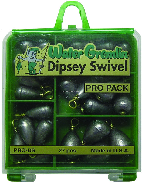 Water Gremlin Dipsey Swivel Sinkers Pro Pack