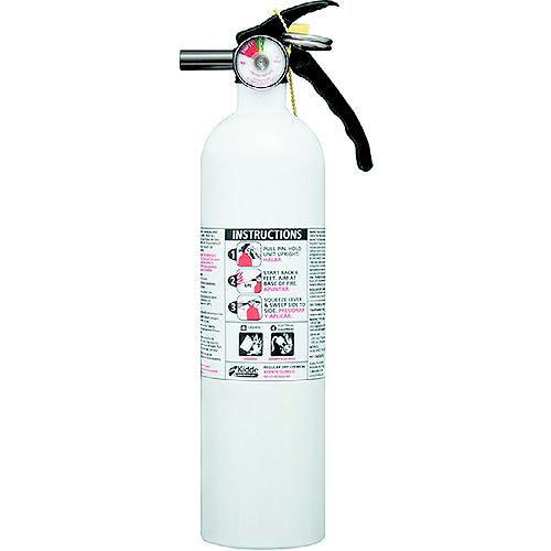 Kidde Mariner White 10BC Extinguisher with Gauge
