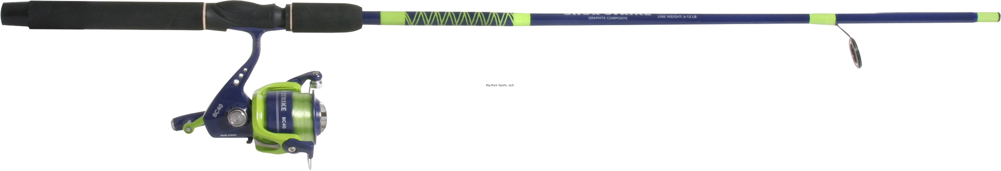 Shur Strike 6’ Spinning Combo with pre-spooled w/line