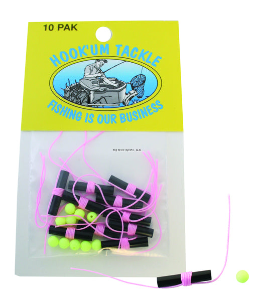 Hook'um Bobber Stop Knot w/Bead 10Pk