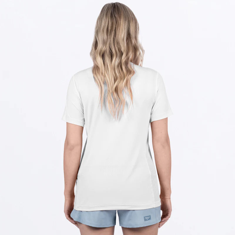 FXR Womens Rush Air UPF V-Neck T-Shirt